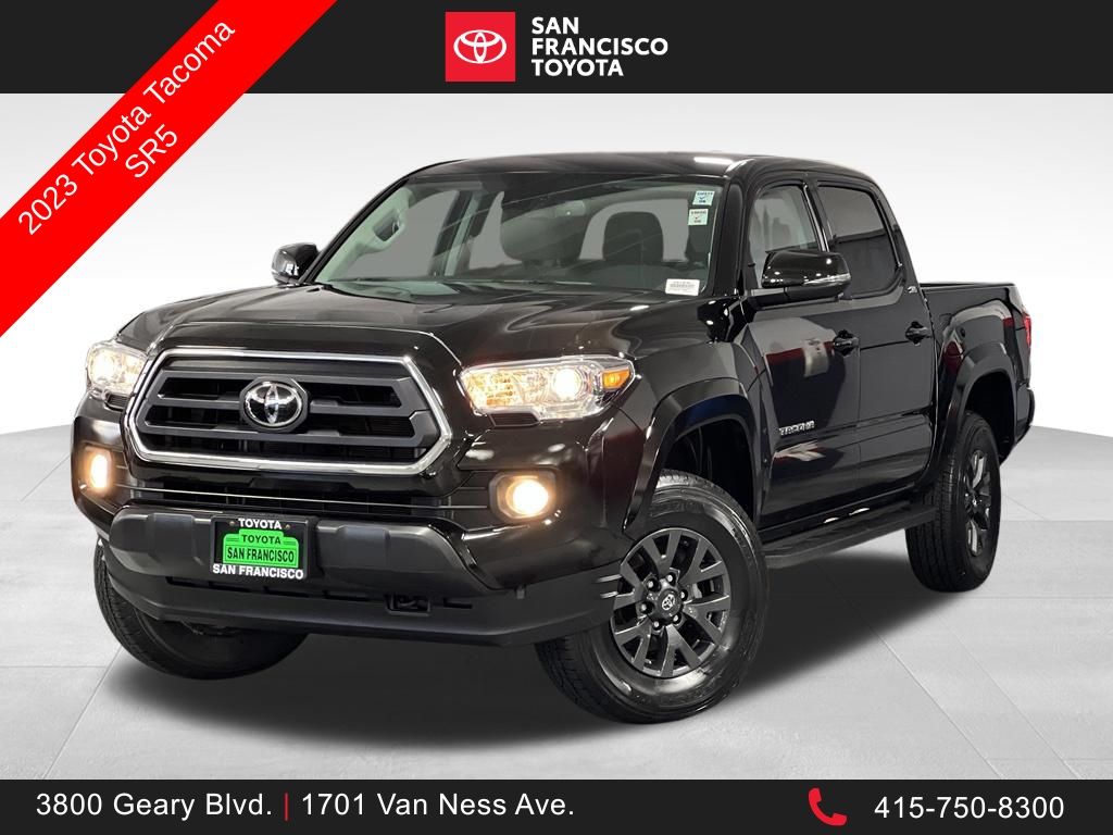 Black 2023 Toyota Tacoma Pickup Truck Four-Wheel Drive 6-Speed Automatic