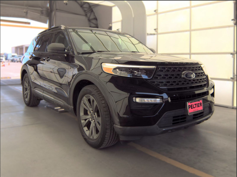 Black Metallic 2021 Ford Explorer SUV / Crossover Rear-Wheel Drive Automatic