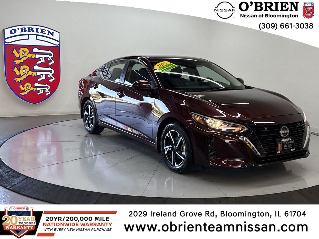 Rosewood 2025 Nissan Sentra Sedan Front-Wheel Drive Continuously Variable Transmission