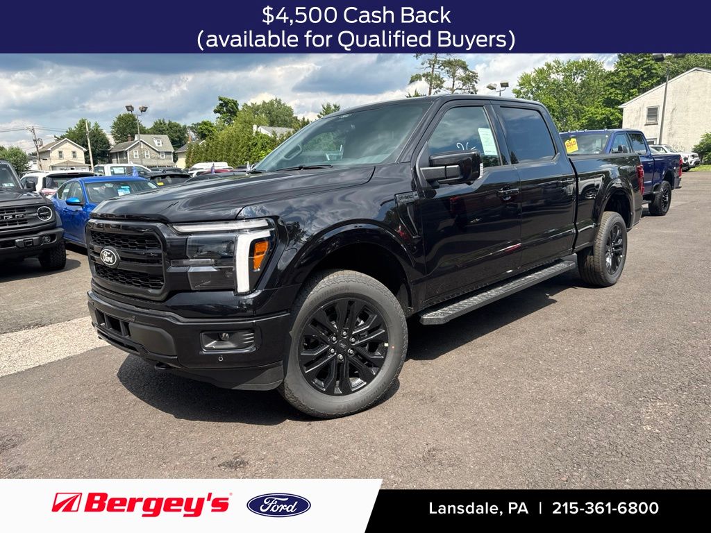 Agate Black Metallic 2026 Ford F-150 Pickup Truck Four-Wheel Drive Automatic