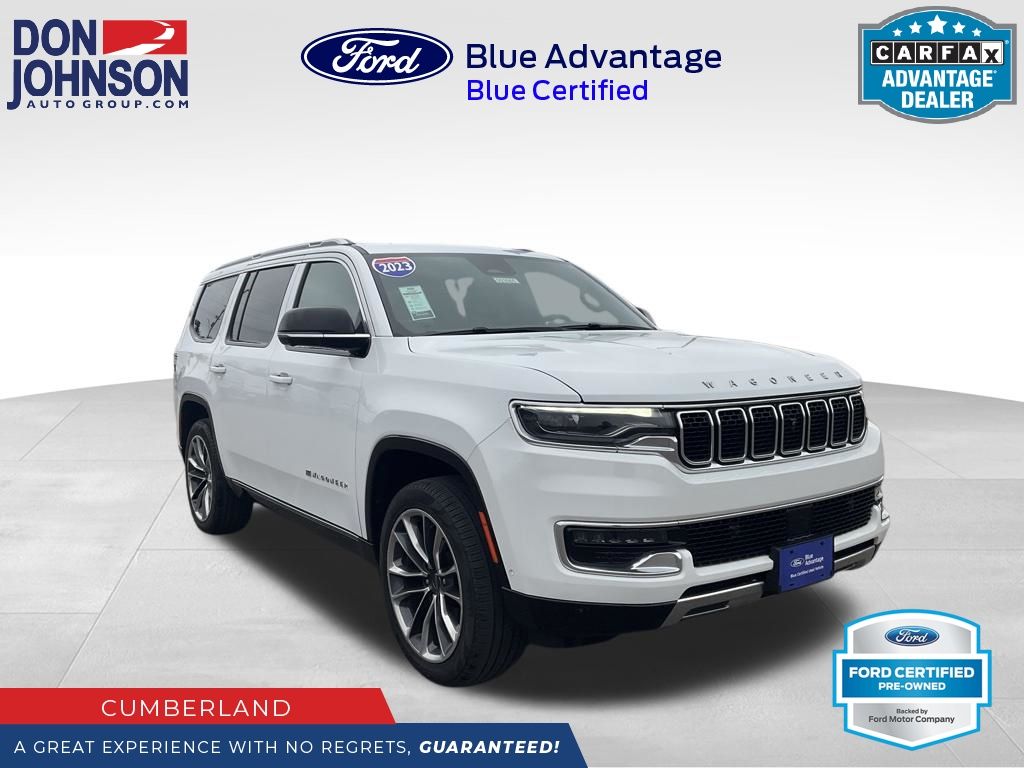 Bright White Clearcoat 2023 Jeep Wagoneer Series III 4WD SUV / Crossover Four-Wheel Drive 8-Speed Automatic