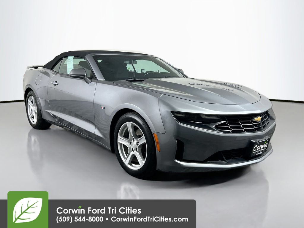 Gray (Satin Steel Metallic) 2020 Chevrolet Camaro 1LT Convertible RWD Convertible Rear-Wheel Drive 8-Speed Automatic
