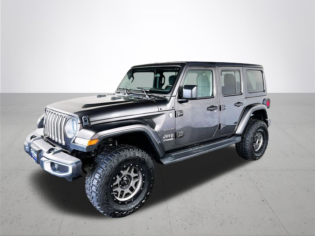 Used 2020 Jeep Wrangler Unlimited Sahara with VIN 1C4HJXEN9LW164992 for sale in Gladstone, OR