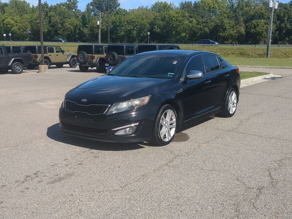 Ebony Black 2013 Kia Optima Sedan Front-Wheel Drive 6-Speed Automatic