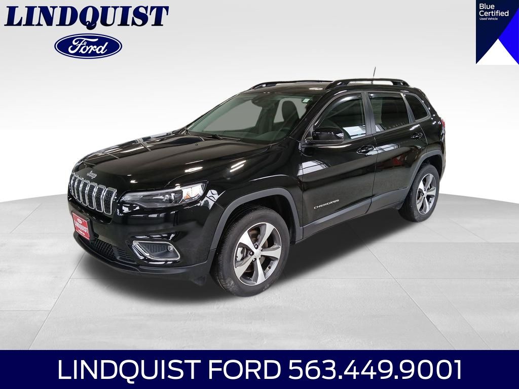 Diamond Black Crystal Pearlcoat 2022 Jeep Cherokee Limited 4WD SUV / Crossover Four-Wheel Drive 9-Speed Automatic