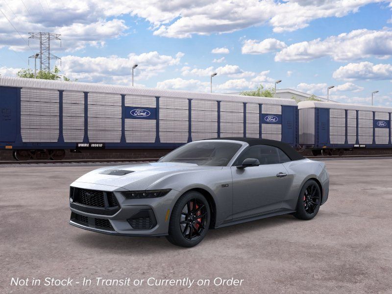 Carbonized Gray Metallic 2026 Ford Mustang Convertible Rear-Wheel Drive Automatic