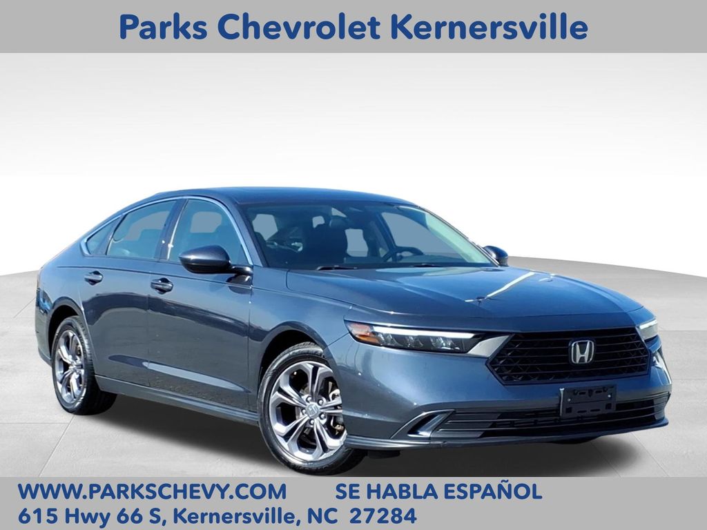 Meteorite Gray Metallic 2023 Honda Accord EX FWD Sedan Front-Wheel Drive Continuously Variable Transmission