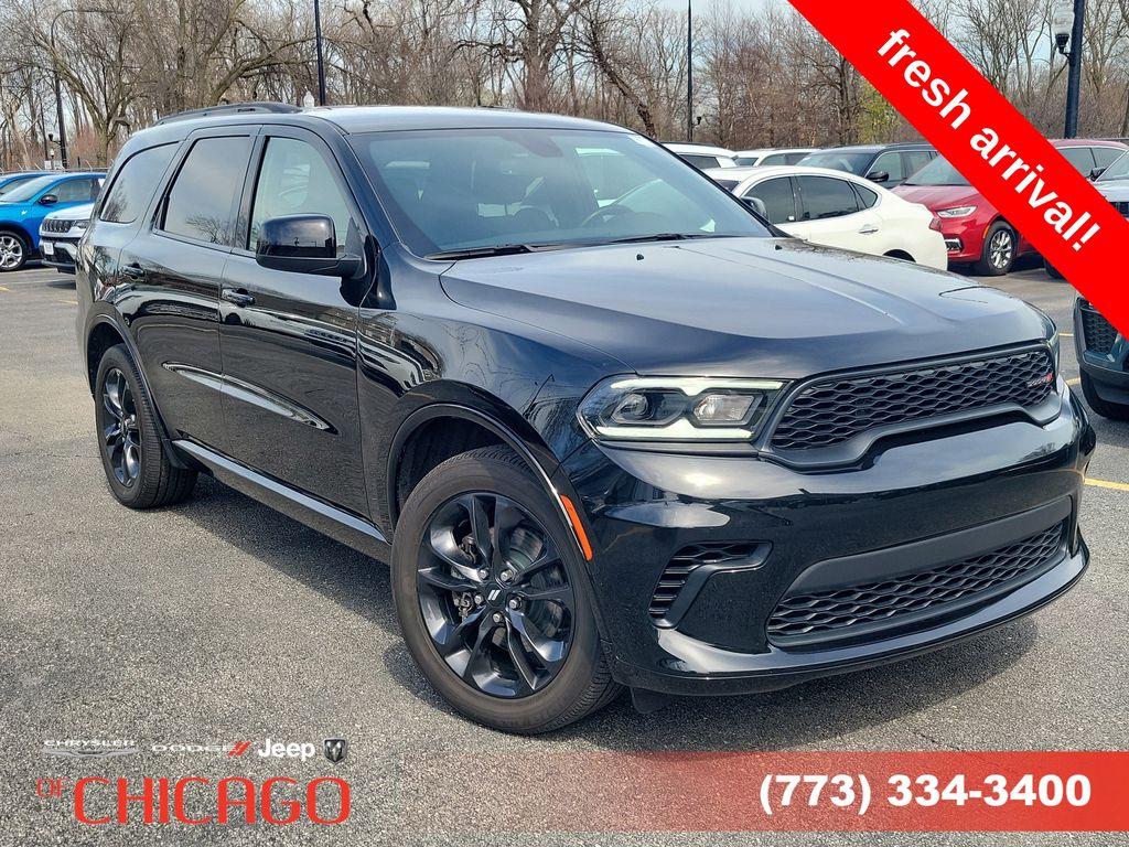 DB Black Crystal Clearcoat 2025 Dodge Durango GT RWD SUV / Crossover Rear-Wheel Drive 8-Speed Automatic