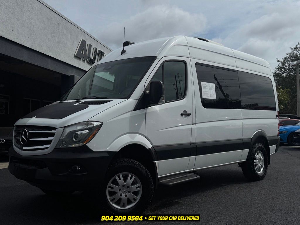 Arctic White 2017 Mercedes-Benz Sprinter Van Four-Wheel Drive 5-Speed Automatic