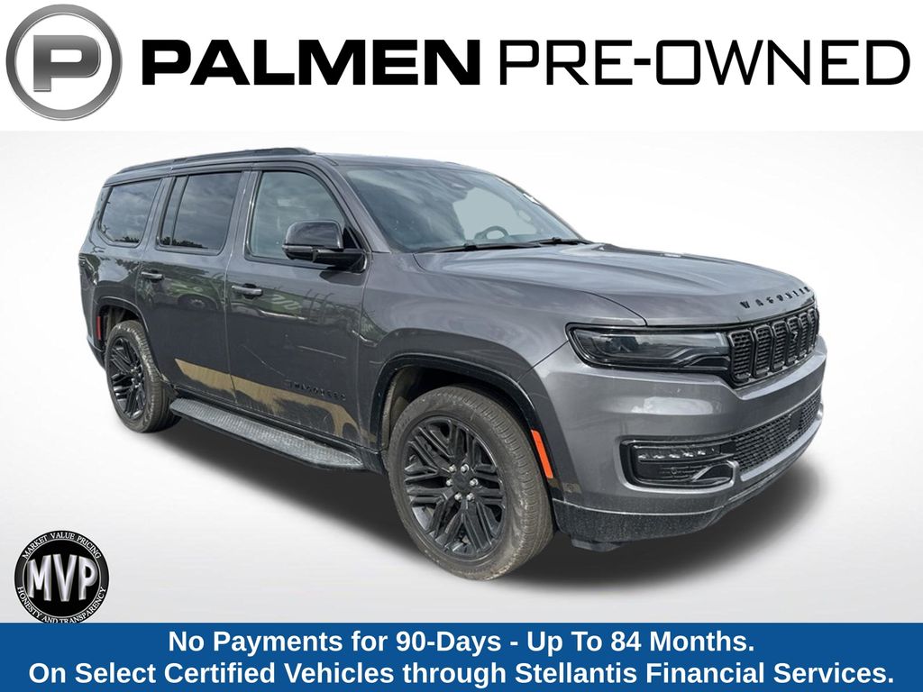 Baltic Gray Metallic Clearcoat 2024 Jeep Wagoneer SUV / Crossover Four-Wheel Drive 8-Speed Automatic