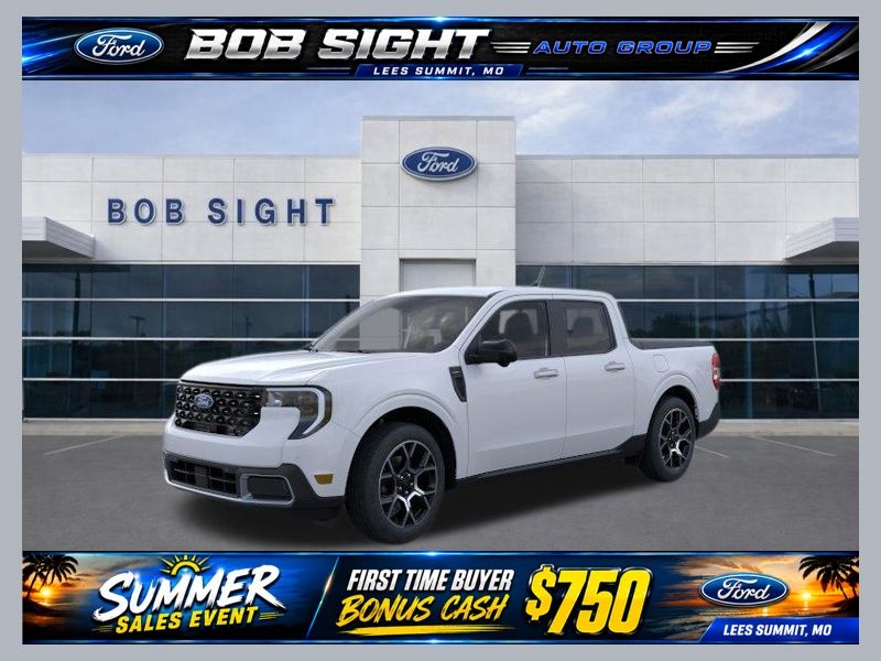 Space White Metallic 2026 Ford Maverick Pickup Truck All-Wheel Drive Continuously Variable Transmission