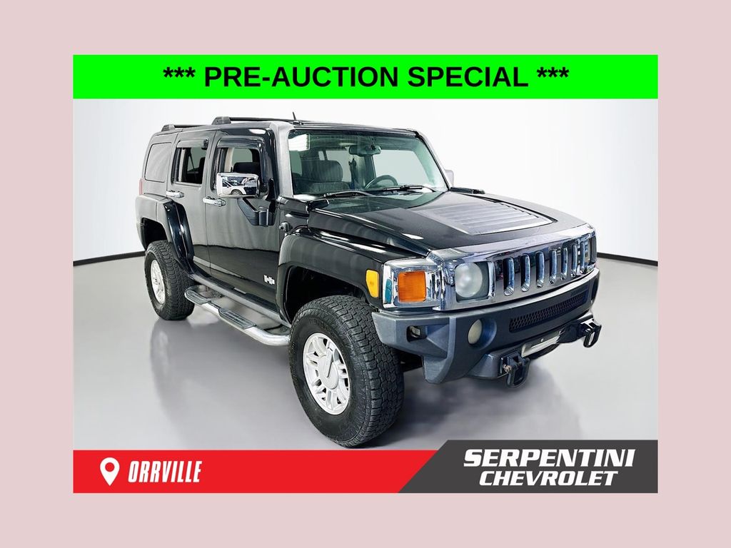 Black 2006 Hummer H3 4dr SUV 4WD SUV / Crossover Four-Wheel Drive 4-Speed Automatic Overdrive