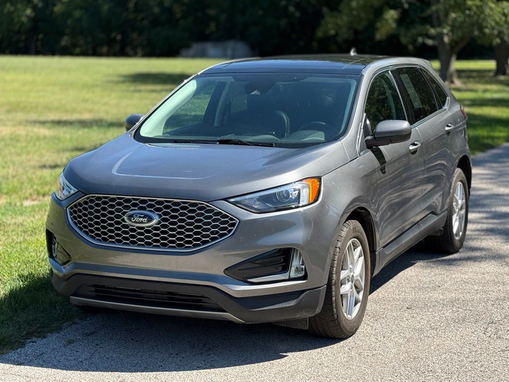 Gray Metallic 2024 Ford Edge SUV / Crossover All-Wheel Drive 8-Speed Automatic