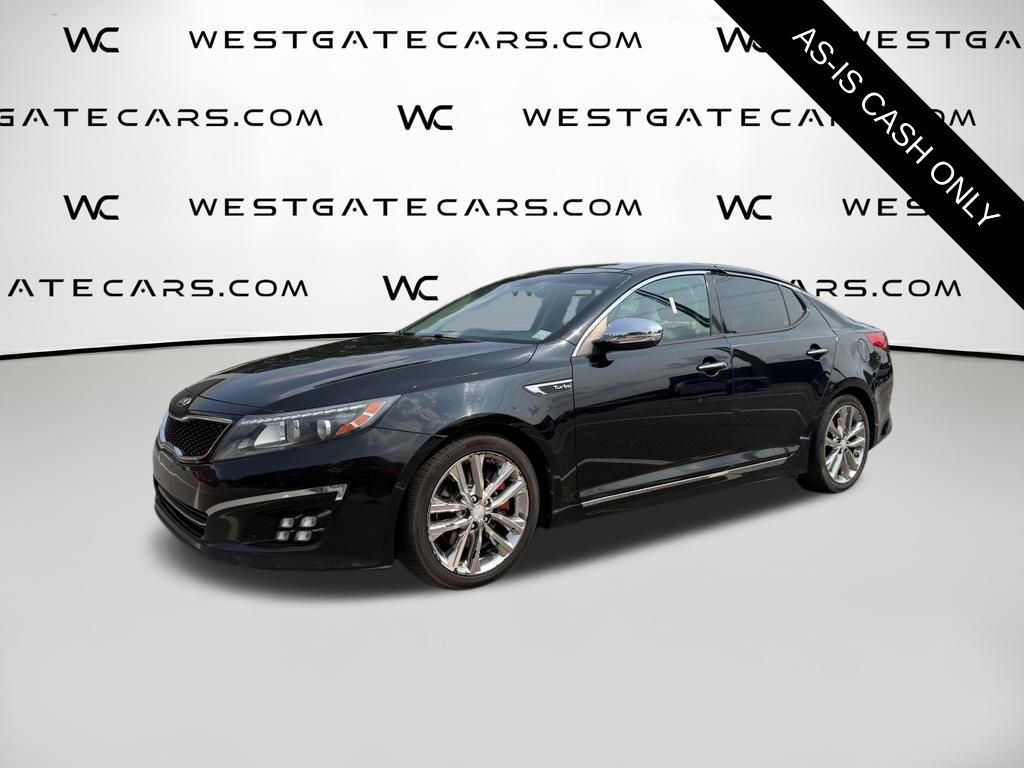 Ebony Black 2014 Kia Optima Sedan Front-Wheel Drive 6-Speed Automatic