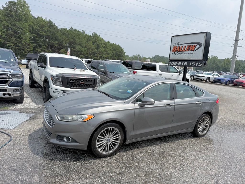 Sterling Gray 2013 Ford Fusion Sedan Front-Wheel Drive 6-Speed Automatic