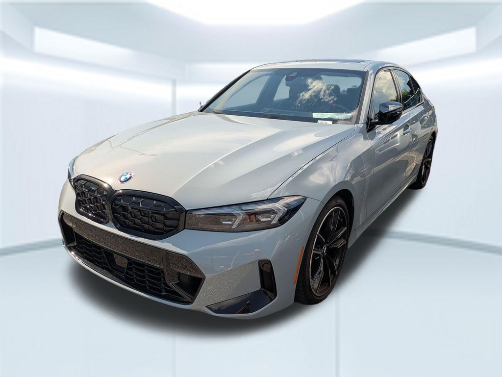 Gray (Brooklyn Grey Metallic) 2025 BMW 3 Series Sedan Rear-Wheel Drive 8-Speed Automatic