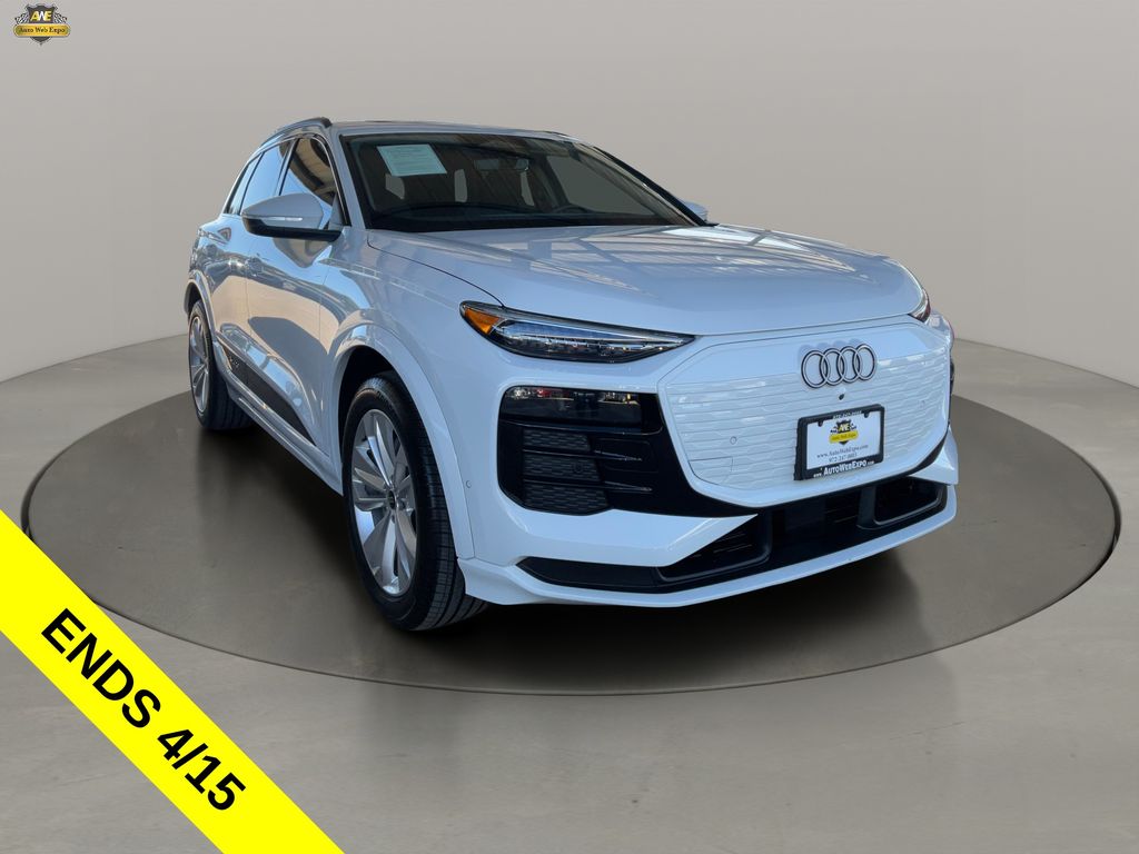 Glacier White Metallic 2025 Audi Q6 e-tron Premium Plus RWD SUV / Crossover Rear-Wheel Drive Automatic