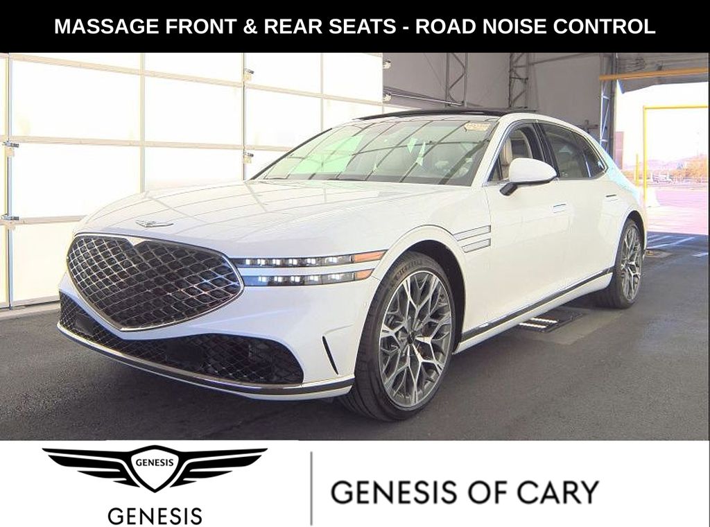 Uyuni White 2026 Genesis G90 Sedan All-Wheel Drive 8-Speed Automatic