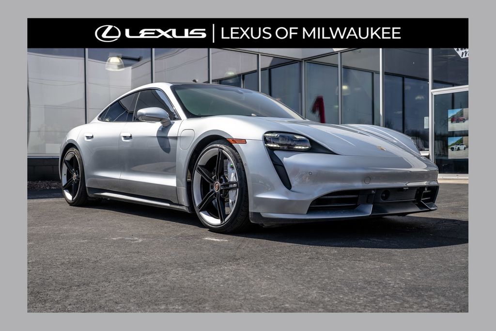 Gray (Volcano Grey Metallic) 2020 Porsche Taycan Turbo AWD Sedan All-Wheel Drive 2-Speed Automatic