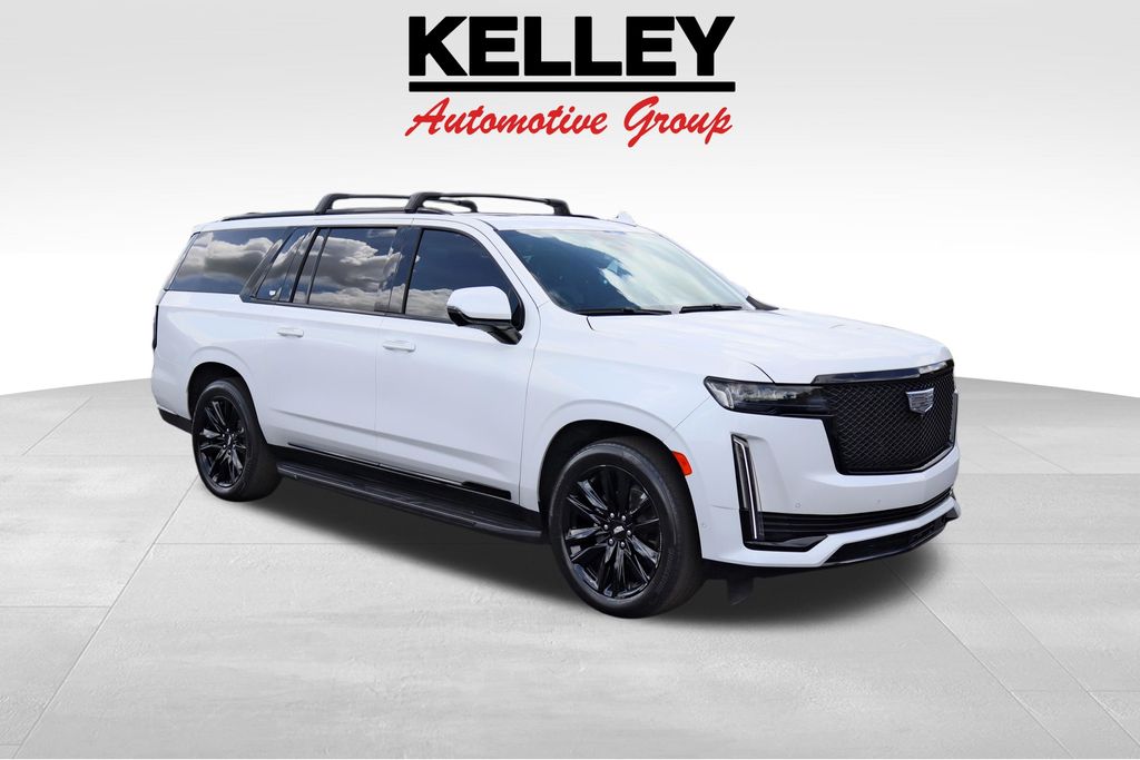 Crystal White Tricoat 2023 Cadillac Escalade ESV SUV / Crossover Rear-Wheel Drive Automatic