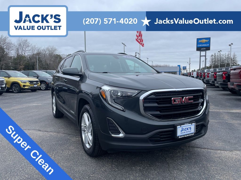 Graphite Gray Metallic 2018 GMC Terrain SLE AWD SUV / Crossover Four-Wheel Drive 9-Speed Automatic