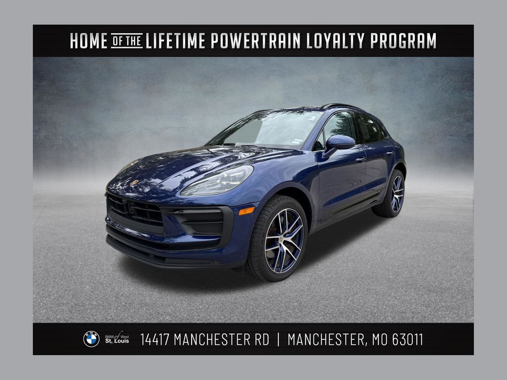 Gentian Blue Metallic 2023 Porsche Macan SUV / Crossover All-Wheel Drive 7-Speed Automatic