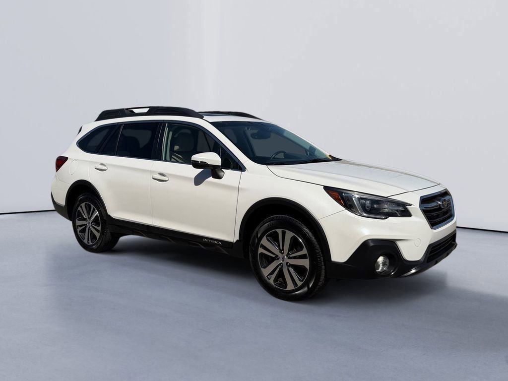 Crystal White Pearl 2019 Subaru Outback 2.5i Limited AWD Wagon All-Wheel Drive Continuously Variable Transmission