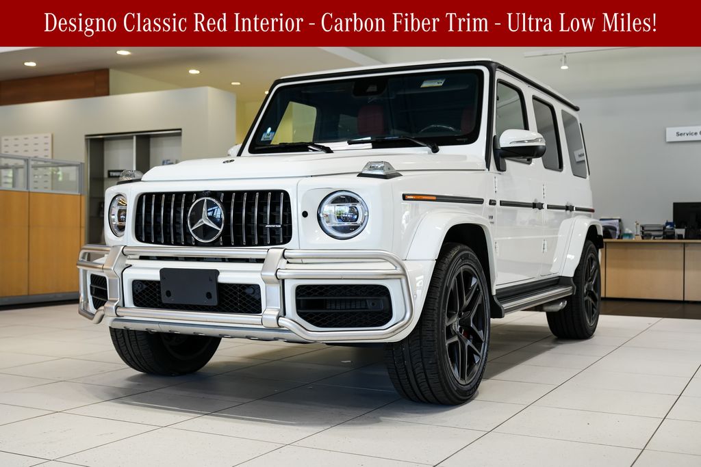 Polar White 2020 Mercedes-Benz G-Class AMG G 63 4MATIC SUV / Crossover All-Wheel Drive 9-Speed Automatic
