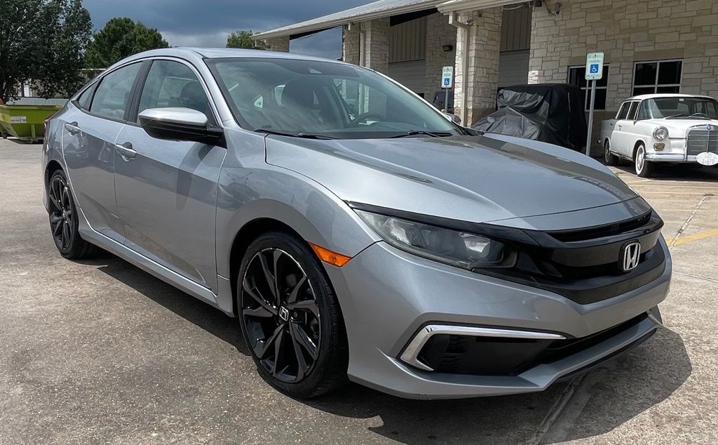 2019 Honda Civic LX Silver at AutoSavvy Houston Northwest