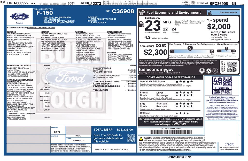 2025 Ford F-150 LARIAT