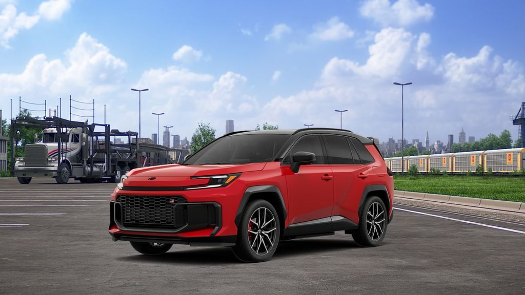 Supersonic Red/Black 2026 Toyota RAV4 Plug-in Hybrid SUV / Crossover Continuously Variable Transmission