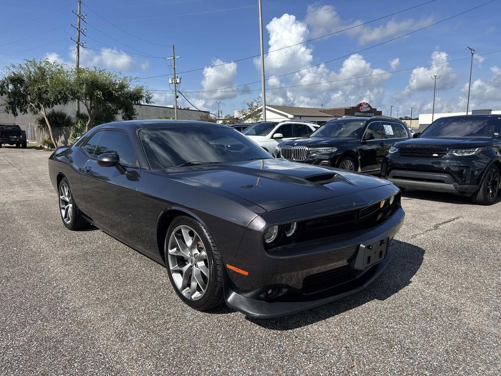 Gray (Granite Crystal Metallic Clearcoat) 2022 Dodge Challenger Coupe Rear-Wheel Drive 8-Speed Automatic