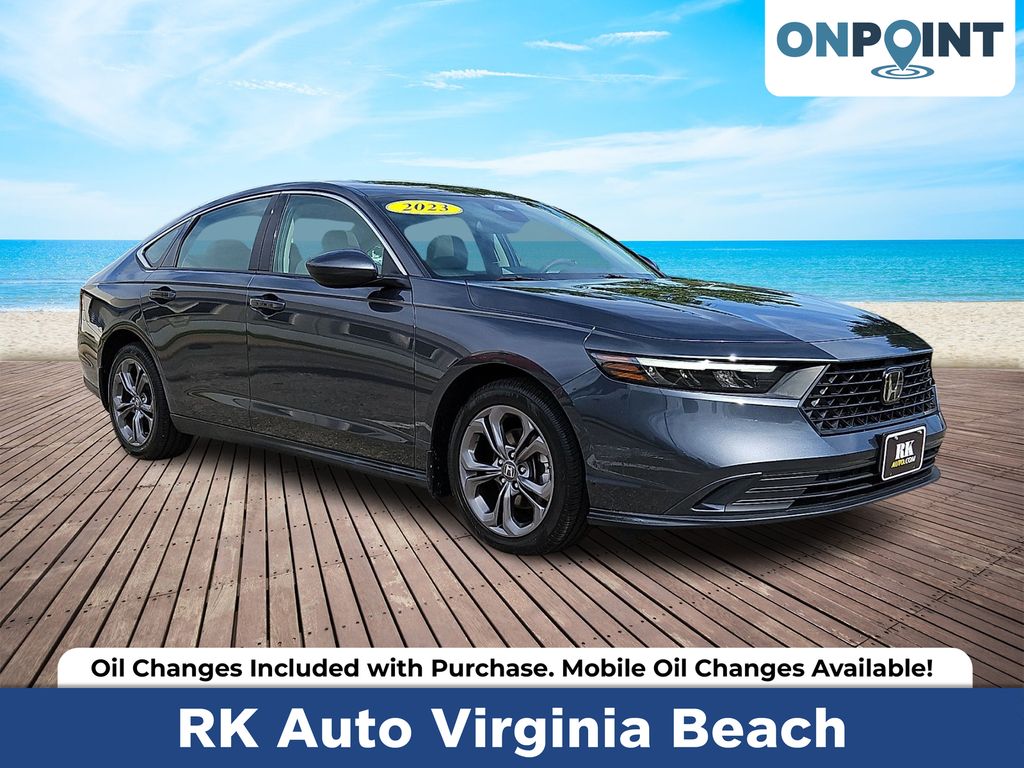 Meteorite Gray Metallic 2023 Honda Accord EX FWD Sedan Front-Wheel Drive Continuously Variable Transmission