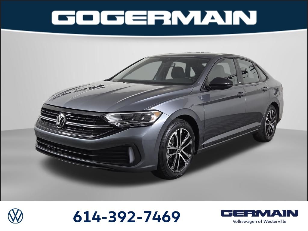 Platinum Gray Metallic 2023 Volkswagen Jetta Sedan Front-Wheel Drive 8-Speed Automatic