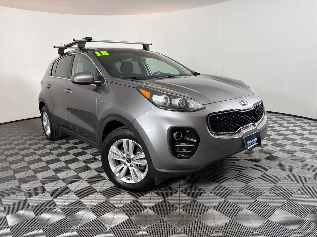 Mineral Silver 2018 Kia Sportage SUV / Crossover All-Wheel Drive 6-Speed Automatic Overdrive
