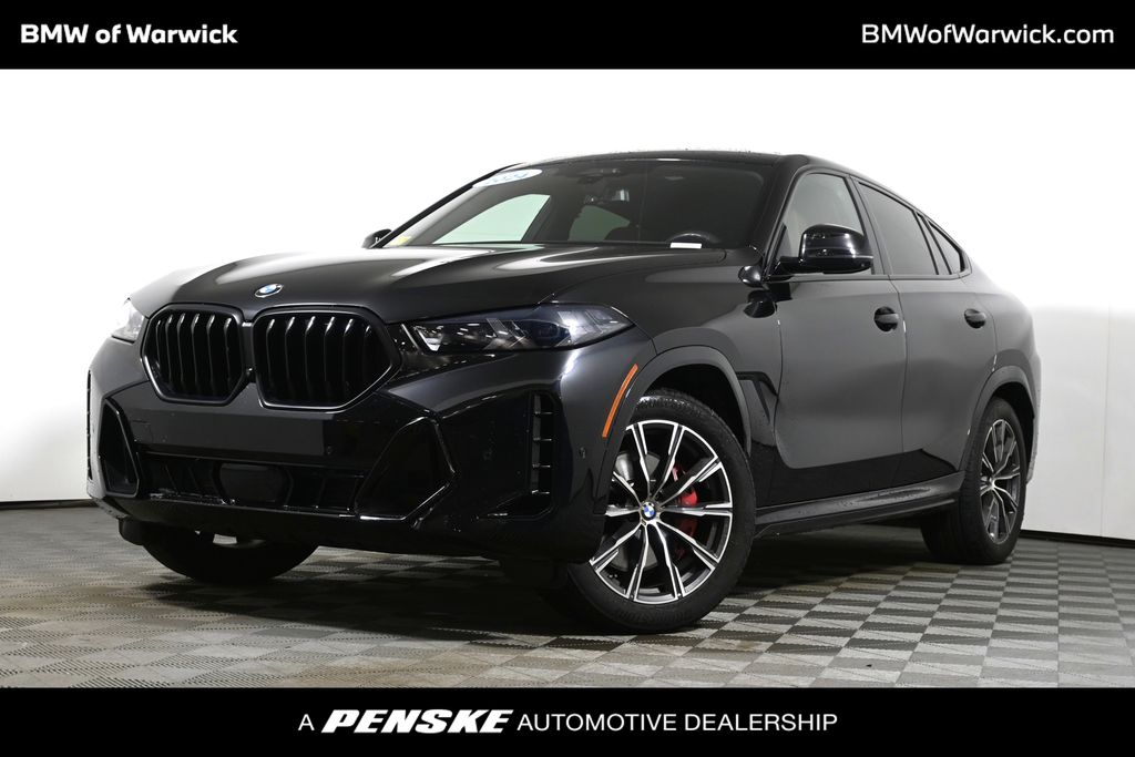 Black Sapphire Metallic 2024 BMW X6 xDrive40i AWD SUV / Crossover All-Wheel Drive 8-Speed Automatic