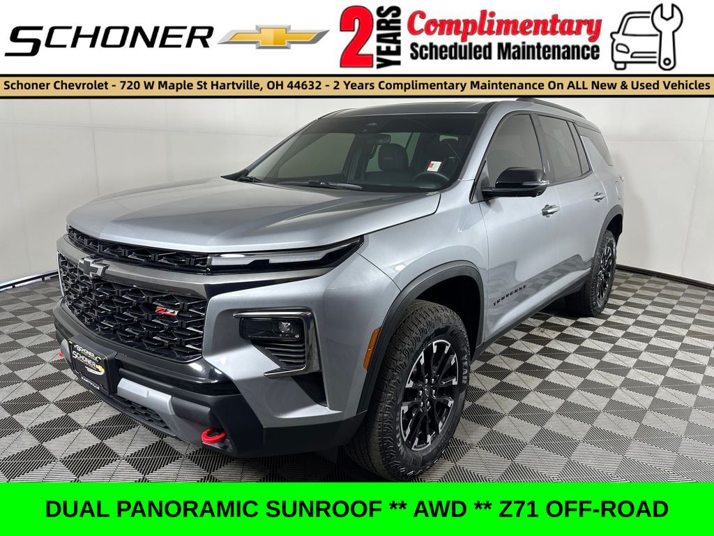 Sterling Gray Metallic 2025 Chevrolet Traverse SUV / Crossover Four-Wheel Drive 8-Speed Automatic