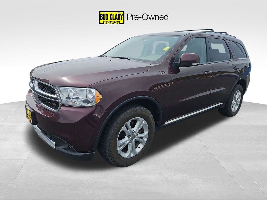 Deep Molten Red Pearlcoat 2012 Dodge Durango Crew AWD SUV / Crossover All-Wheel Drive 5-Speed Automatic