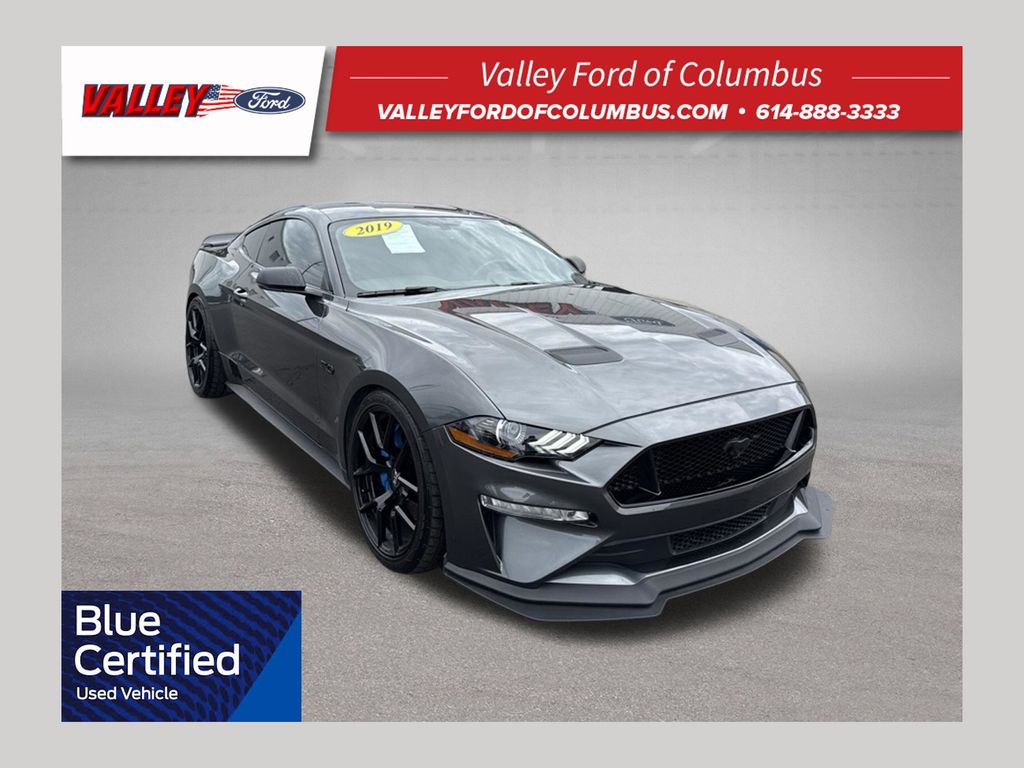 Gray (Magnetic) 2019 Ford Mustang Coupe Rear-Wheel Drive Automatic