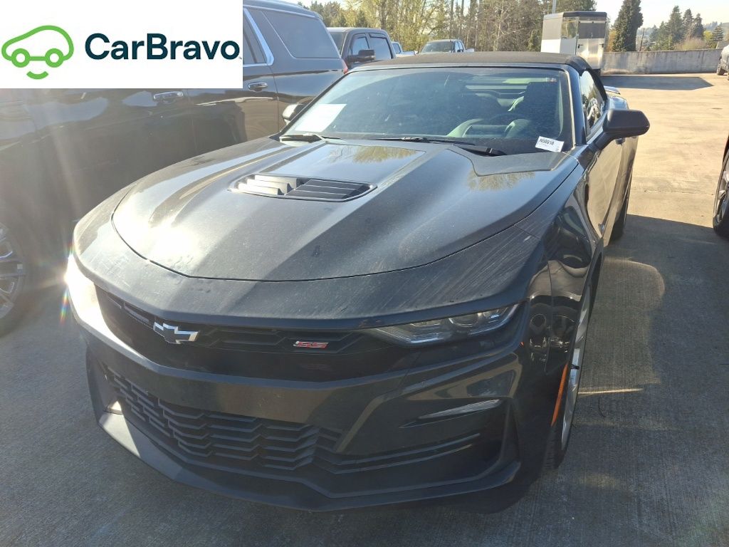 Black 2022 Chevrolet Camaro 2SS Convertible RWD Convertible Rear-Wheel Drive 6-Speed Manual