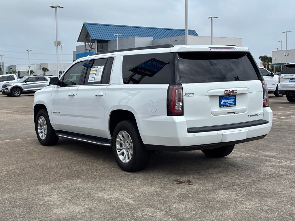 2019 GMC Yukon XL SLT White at Shottenkirk Kia Fort Bend
