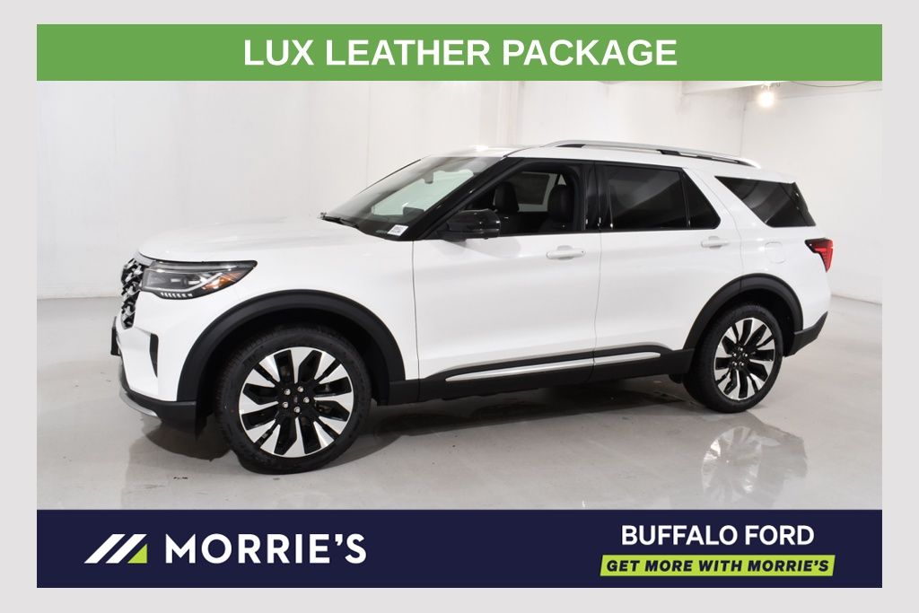 White Metallic 2026 Ford Explorer SUV / Crossover All-Wheel Drive Automatic