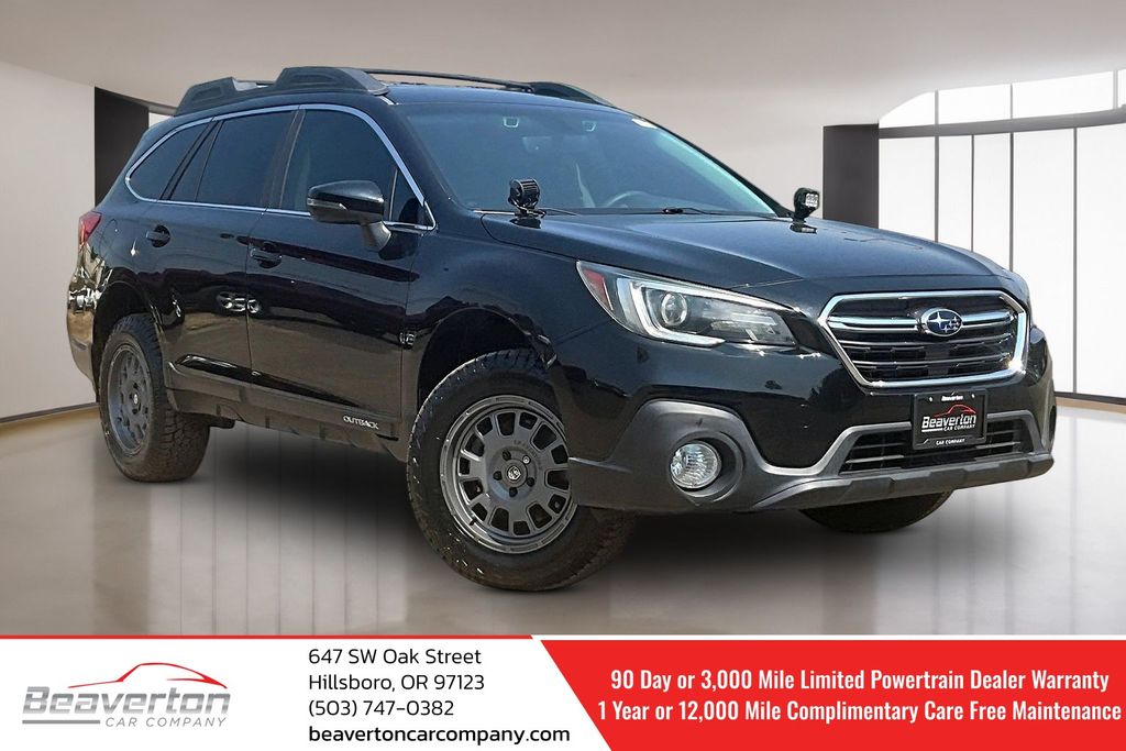 Crystal Black Silica 2018 Subaru Outback Wagon All-Wheel Drive Continuously Variable Transmission