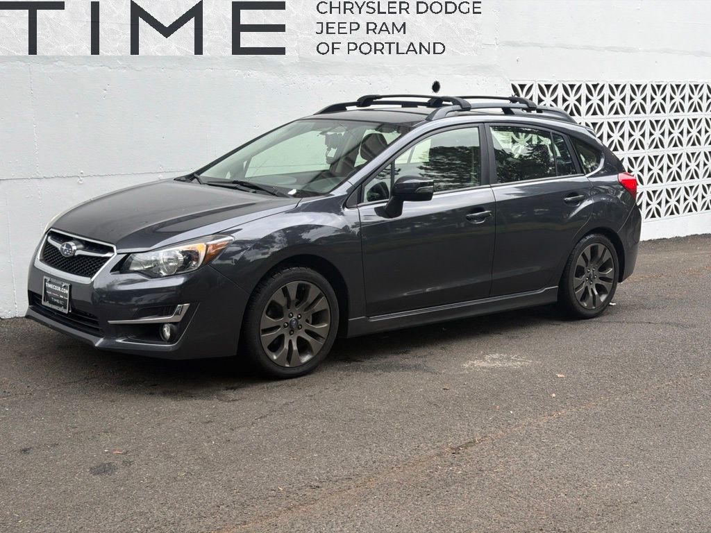 Dark Gray Metallic 2016 Subaru Impreza Hatchback All-Wheel Drive Continuously Variable Transmission