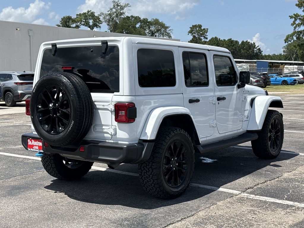 2024 Jeep Wrangler Sahara 4xe White at River Oaks CDJR