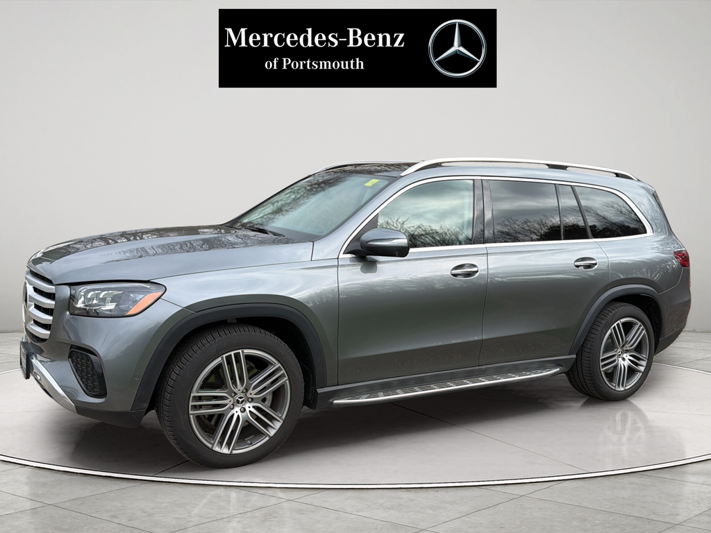 Gray (Selenite Grey Metallic) 2025 Mercedes-Benz GLS 450 4MATIC SUV / Crossover All-Wheel Drive 9-Speed Automatic
