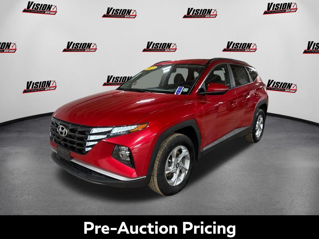 Calypso Red 2023 Hyundai Tucson SUV / Crossover All-Wheel Drive 8-Speed Automatic