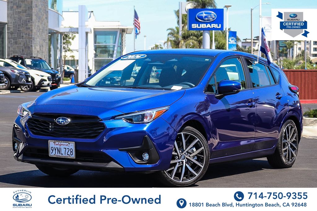 Sapphire Blue Pearl 2026 Subaru Impreza Wagon All-Wheel Drive Continuously Variable Transmission