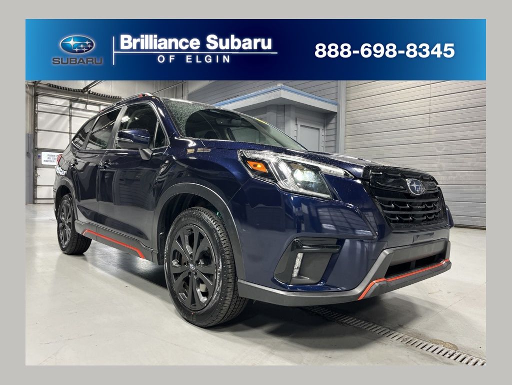 Dark Blue Pearl 2022 Subaru Forester SUV / Crossover All-Wheel Drive Continuously Variable Transmission