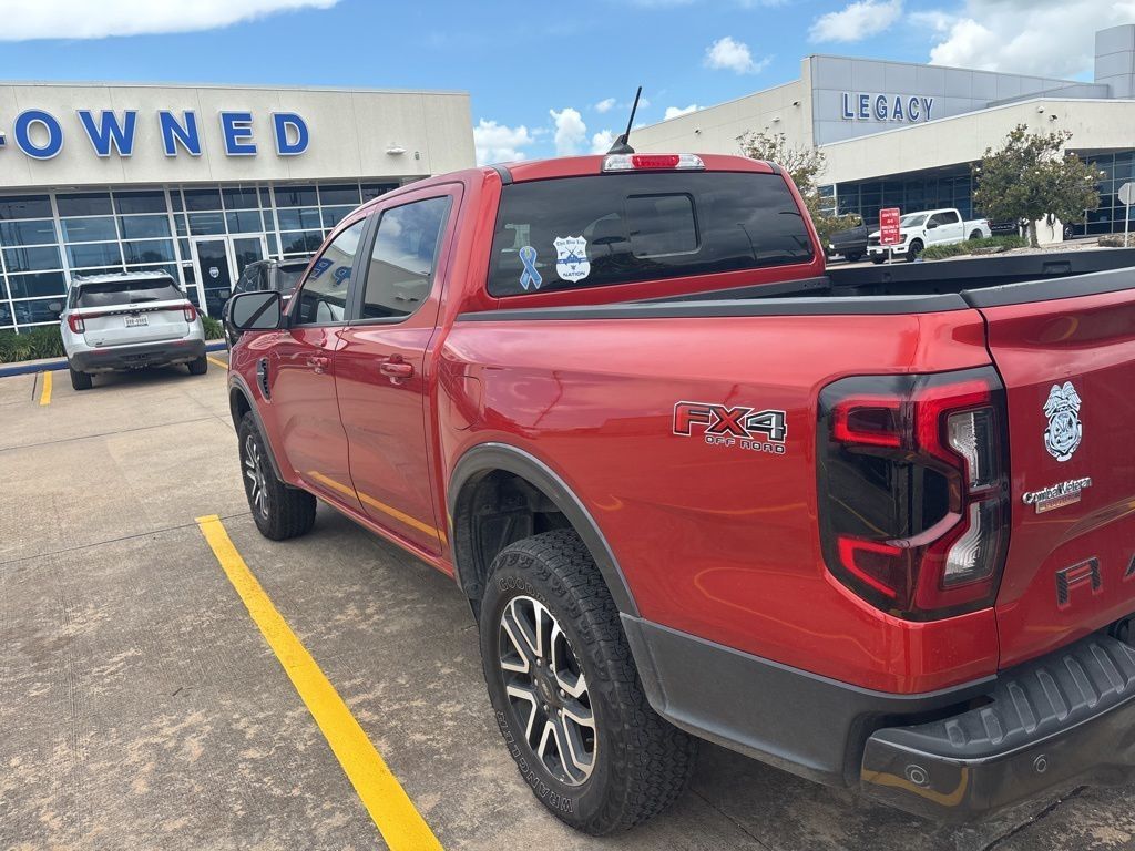 2024 Ford Ranger Lariat Red at Big Star Chrysler Jeep Dodge Ram 
